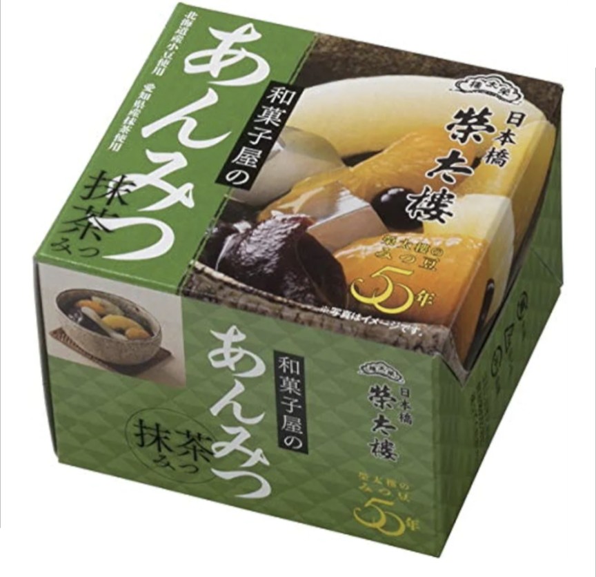 榮太樓　和菓子屋のあんみつ　抹茶255ｇ